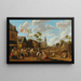 Eine Dorffest - Joost Cornelisz Droochsloot — gerahmtes Bild an der Wand