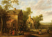 Szene eines Dorfes mit Bauern - Joost Cornelisz Droochsloot — Ansicht des Kunstwerks
