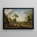 Dorfszene - Joost Cornelisz Droochsloot — gerahmtes Bild an der Wand
