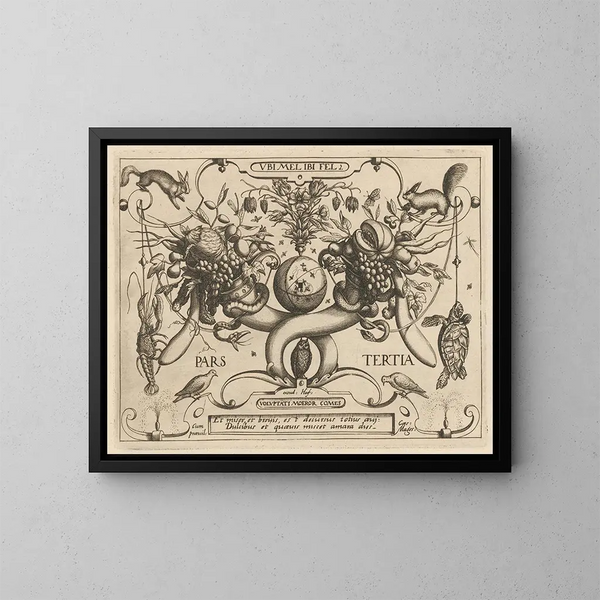 Archétypen und Studien des Vaters Georgius Hoefnagel, Pl. 26 - Joris Hoefnagel — gerahmtes Bild an der Wand