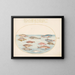 Planche 25: Mediterraner Mondfisch, andere Labridae, ein Schmetterlingsfisch mit Schwalbenschwanz, mehrere Anthias und andere Fische - Joris Hoefnagel — gerahmtes Bild an der Wand