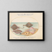 Planche 32: Raies avec un œuf et deux poissons plats - Joris Hoefnagel — gerahmtes Bild an der Wand