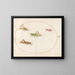 Platine 52 Vier Heuschrecken - Joris Hoefnagel — gerahmtes Bild an der Wand