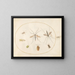 Platinen-Gemälde 59 Sept Insekten, darunter ein Insekten-Schild der Weißdorn, Fliegen und eine Schwebfliege - Joris Hoefnagel — gerahmtes Bild an der Wand