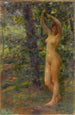 Eine Schönheit in einem Wald - José Júlio Souza Pinto — Ansicht des Kunstwerks