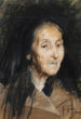 Kopf einer älteren Frau - José Malhoa — Ansicht des Kunstwerks