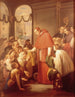 Saint Charles Borromée verteilt den Almosen an das Volk - José Salom Pina — Ansicht des Kunstwerks