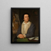 Portrait des Malers Philipp Veit - Josef Binder — gerahmtes Bild an der Wand