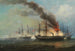 Das Seekrieg bei Helgoland am 9. Mai 1864 - Josef Carl Berthold Püttner — Ansicht des Kunstwerks