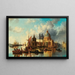 Venedig, Santa Maria della Salute - Josef Carl Berthold Püttner — gerahmtes Bild an der Wand
