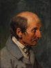 Portrait eines älteren Mannes - Josef Danhauser — Ansicht des Kunstwerks