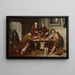 Die Suppe des Klosters - Josef Danhauser — gerahmtes Bild an der Wand