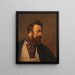 Franz von Schober Dichter, Librettist und Schauspieler - Josef Danhauser — gerahmtes Bild an der Wand