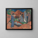Beerdigung - Josef Eberz — gerahmtes Bild an der Wand
