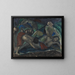 Mise au tombeau - Josef Eberz — gerahmtes Bild an der Wand