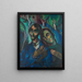 Juden - Josef Eberz — gerahmtes Bild an der Wand