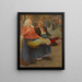 Brautjungfer - Josef Engelhart — gerahmtes Bild an der Wand