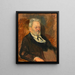 Ludwig Speidel Schriftsteller - Josef Engelhart — gerahmtes Bild an der Wand