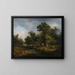 Landschaftsbild - Josef Feid — gerahmtes Bild an der Wand