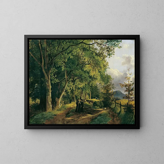 Josef Feid - Weg auf den Mariahilfberg bei Gutenstein.webp