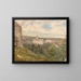 Château d'Eichhorn bei Dämmerung - Josef Höger — gerahmtes Bild an der Wand