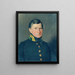 Portrait eines Gentlemans - Josef Huttary — gerahmtes Bild an der Wand