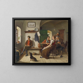 Josef Kinzel - In der Bauernstube.webp