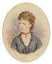 Portrait einer jungen Frau - Josef Kriehuber — Ansicht des Kunstwerks