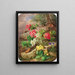 Blumen der Alpen - Josef Lauer — gerahmtes Bild an der Wand