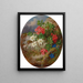 Blumen der Alpen - Josef Lauer — gerahmtes Bild an der Wand