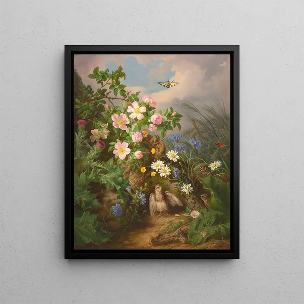Josef Lauer - Still life with bird.webp