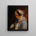 Portrait einer Dame - Josef Navrátil — gerahmtes Bild an der Wand
