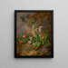 Blumen der Alpen - Josef Schuster — gerahmtes Bild an der Wand