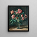 Stillleben mit Rosen - Josef Stoitzner — gerahmtes Bild an der Wand