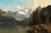 Ansicht des Dachstein-Massivs vom Gosau-See - Josef Thoma — Ansicht des Kunstwerks