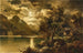Nacht im Mondschein am Seeufer - Josef Thoma — Ansicht des Kunstwerks
