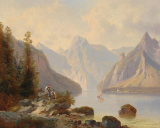 Blick auf den Königsee - Josef Thoma — Ansicht des Kunstwerks