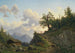 Berger mit seiner Herde auf dem Heimweg - Josef Thoma — Ansicht des Kunstwerks