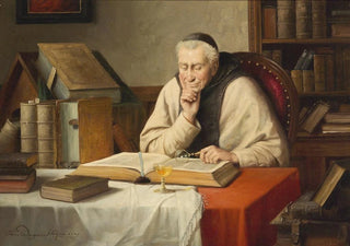 Josef WagnerHhenberg - Lesender Mnch.webp