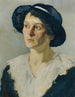 Dame im schwarzen Hut - Josef Wawra — Ansicht des Kunstwerks