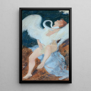 Josef Wawra - Leda mit dem Schwan.webp