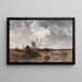 Landschaft mit Herbstmoos - Josef Wenglein — gerahmtes Bild an der Wand