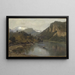 Promenade en barque sur le fjord - Josefina Holmlund — gerahmtes Bild an der Wand