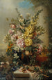 Großes Vase mit Blumen - Josep Mirabent — Ansicht des Kunstwerks