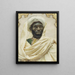 Portrait eines marokkanischen Mannes - Josep Tapir Bar — gerahmtes Bild an der Wand
