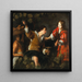 Joseph, der Träume deutet - Bernardo Strozzi — gerahmtes Bild an der Wand