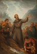 Saint Léonard, der eine Quelle entspringen lässt - Joseph Nicolas Jouy — Ansicht des Kunstwerks