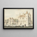 Château Beverweerd - Joseph Adolf Schmetterling — gerahmtes Bild an der Wand