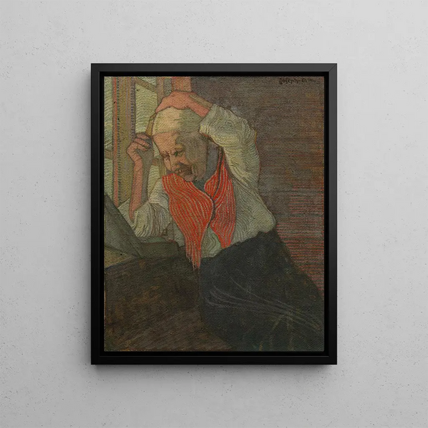 Joseph Alanen - Woman Combing her Hair.webp