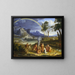 Landschaft mit Noah, der ein Dankopfer darbringt - Joseph Anton Koch — gerahmtes Bild an der Wand